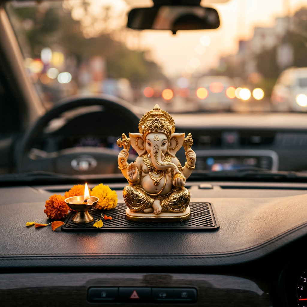 Ganesha Idol for Car Dashboard